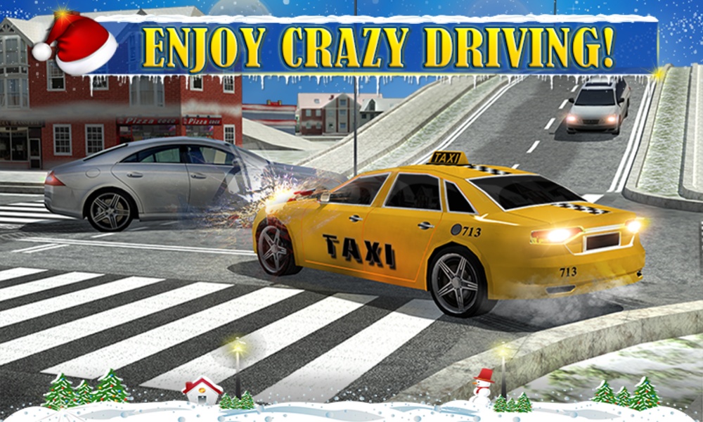 Christmas Taxi Duty 3D - Preview 10