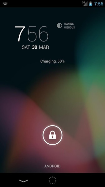 DashClock Moon Extension - Preview 2