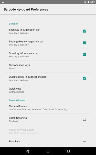 Barcode Keyboard (Demo) - Preview 3