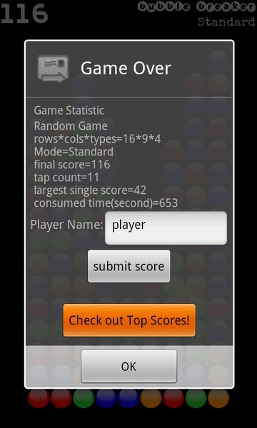 Classic Bubble Breaker(free) - Preview 2