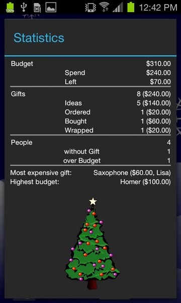 Xmas Organizer - Preview 1