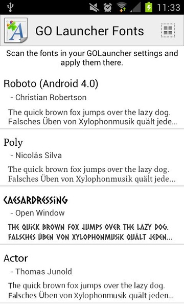 GO Launcher Fonts - Preview 5