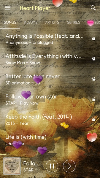 Heart Music Player - Preview 1