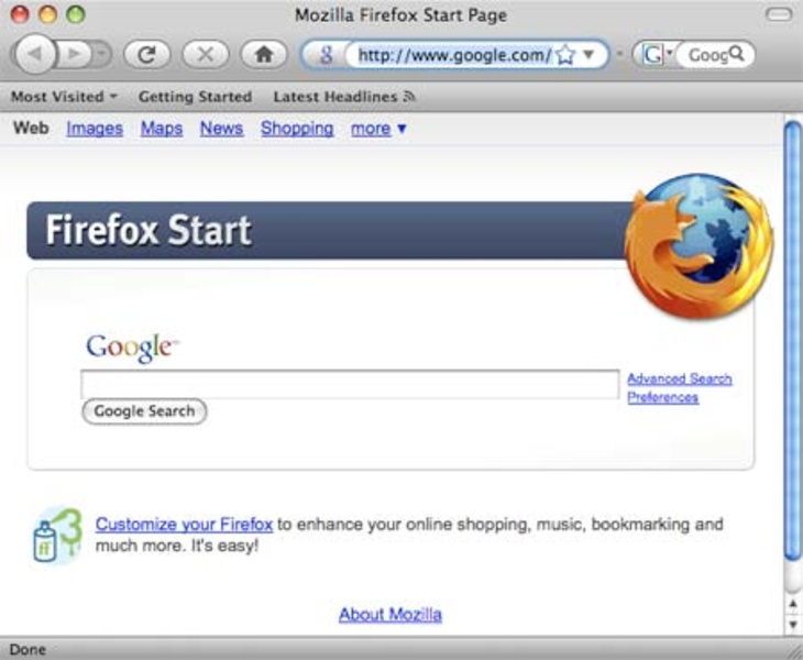 Firefox Shopping