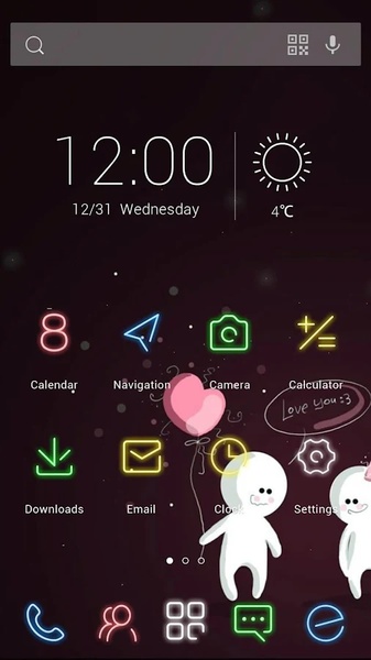 Neon Light Line Theme - Preview 3