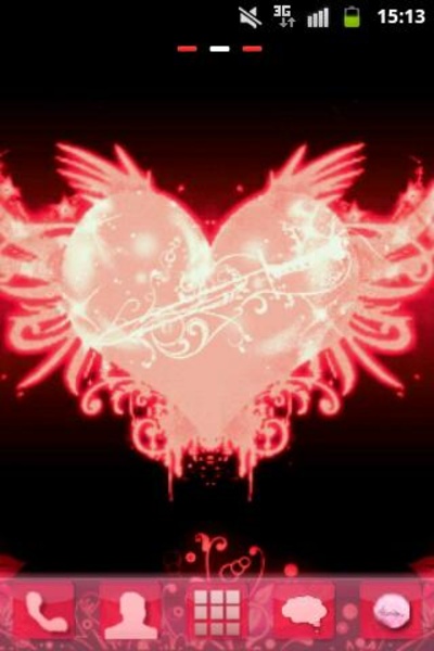 GO Launcher Theme Love Heart - Preview 6