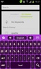 Purple Keyboard GO Theme screenshot 4