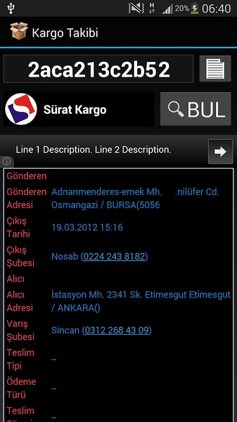 Parcel Tracker - Preview 4