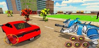 Tiger Robot Police Car Games screenshot 4