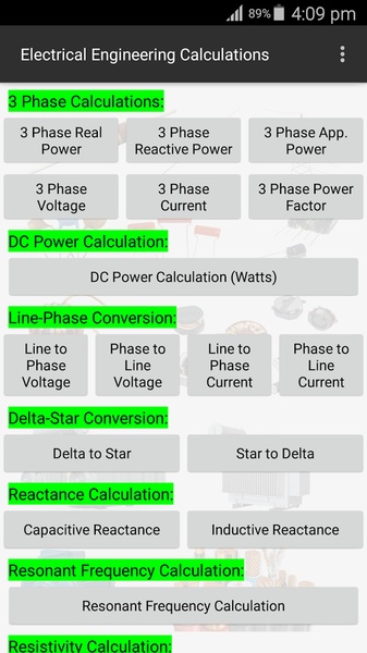 Electrical Engineering Calculations - Preview 15