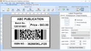 Publishing Industry Barcode Label Maker screenshot 3