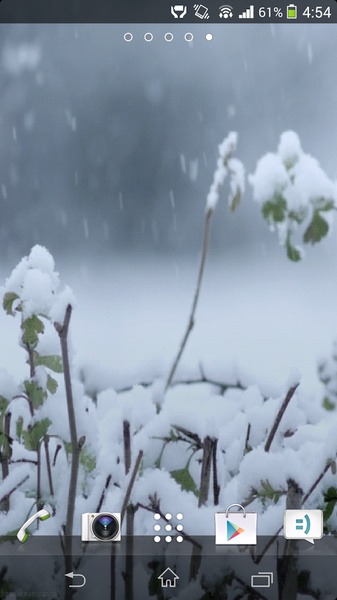 Realistic Snow Live Wallpaper - Preview 2