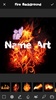 Fire Effect Name Art Maker screenshot 5
