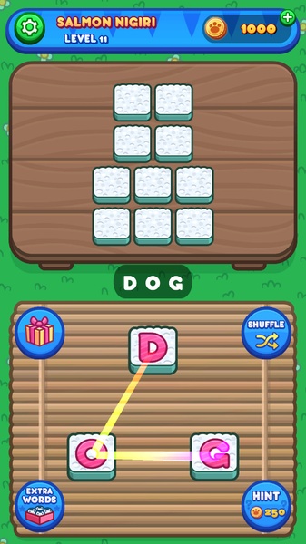 Sushi Cat: Word Search Game - Preview 6