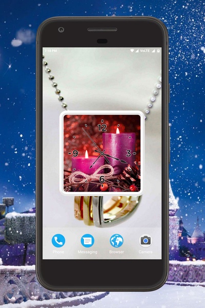Christmas Clock Live Wallpaper - Preview 3
