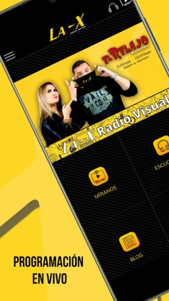 La X Radio Visual for Android Download the APK from Uptodown