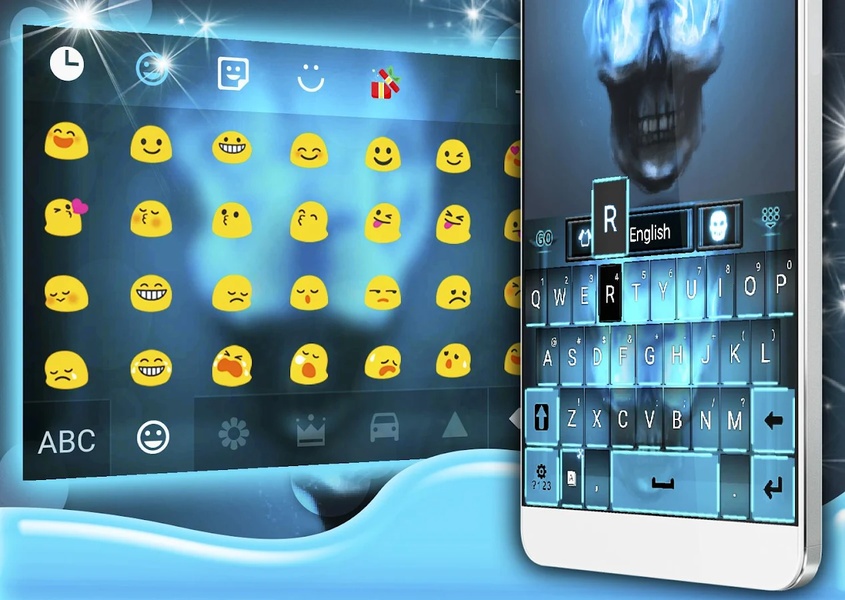 Skulls Keyboard - Preview 3