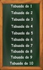 Tabuada de multiplicaçao screenshot 1