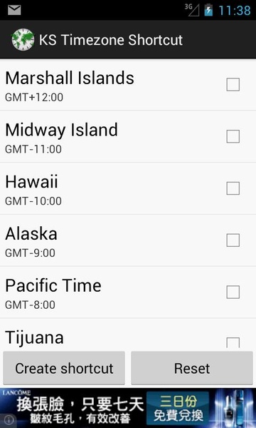 KS Timezone Shortcut - Preview 3
