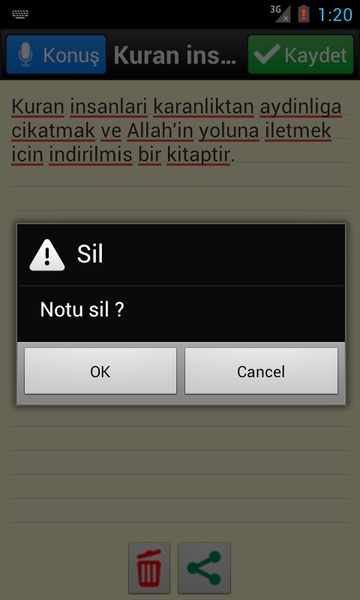 Sesli Not - Preview 2
