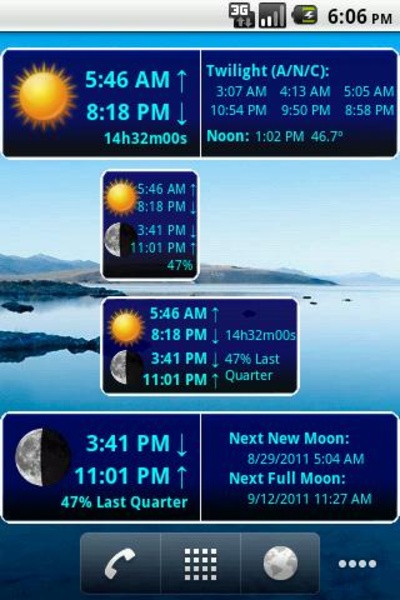 LunaSolCal Widgets - Preview 3