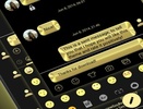 SMS Messages Metallic Gold screenshot 2