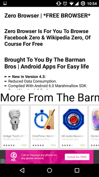 Zero Browser - Preview 13