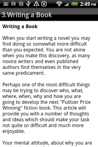 Creative Writing - Preview 2
