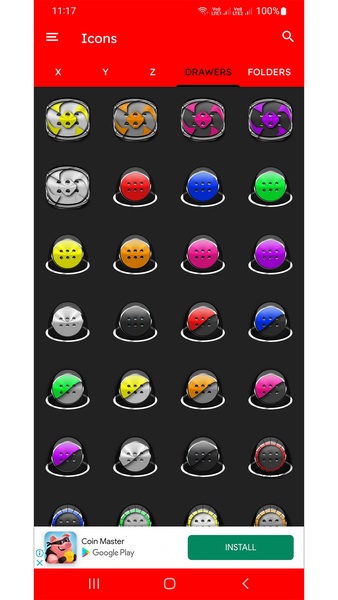 Sleek Icon Pack Free - Preview 1