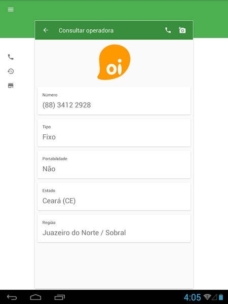 Consulta Operadora - Preview 2