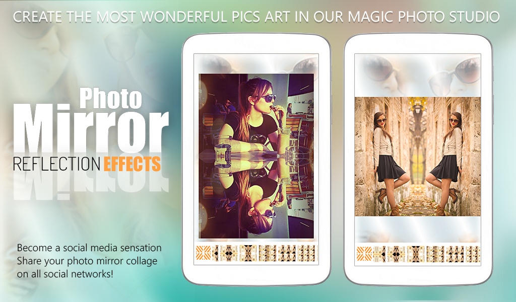 Mirror Photo Reflection Effect - Preview 1