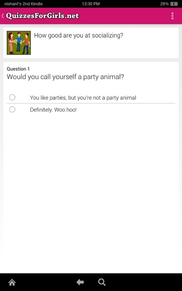 Quizzes For Girls - Preview 3