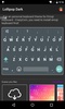 Emoji Keyboard - Lollipop Dark screenshot 1