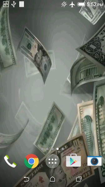 Flying Dollars Live Wallpaper - Preview 2