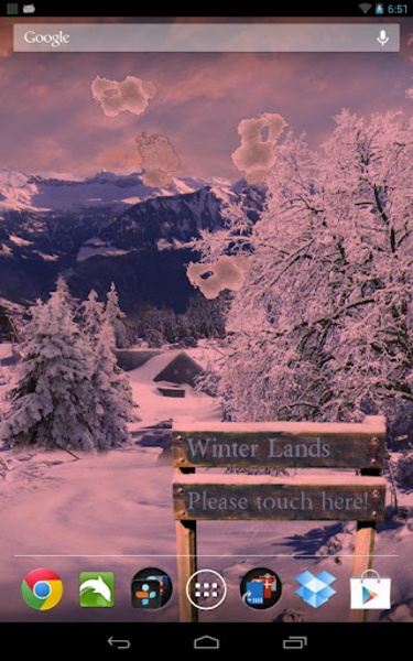 Winter Snow Live Wallpaper - Preview 7