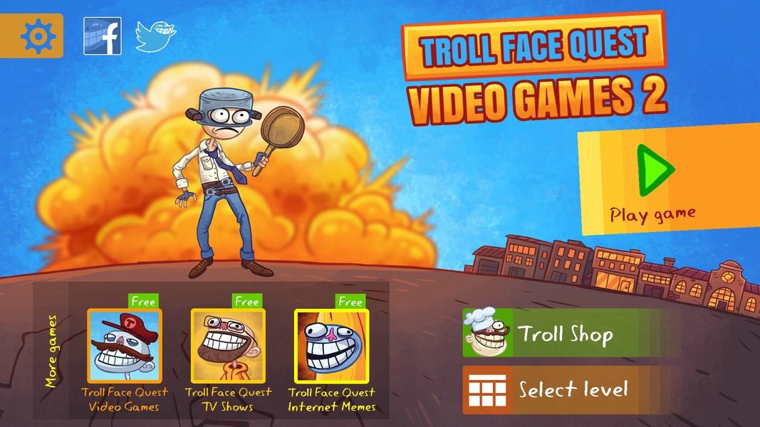 Troll face video clearance games