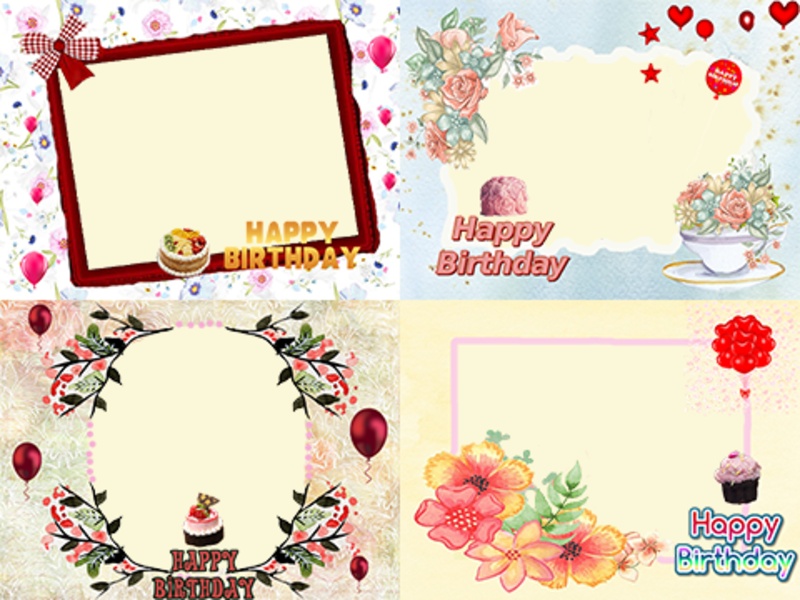 Happy Birthday Frames - Preview 1