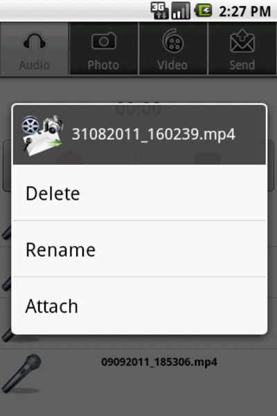 Audio, Photo, Video to E-Mail - Preview 6