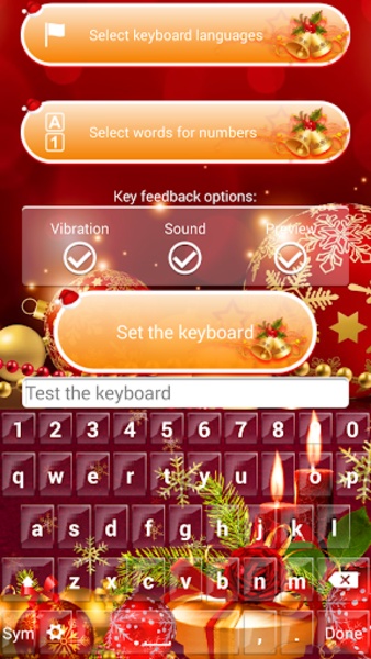 Christmas Keyboard Themes - Preview 5