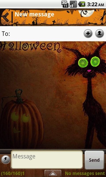 Handcent SMS Skin(Halloween2012) - Preview 3