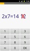Multiplication table screenshot 1