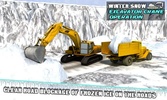 Winter Snow Excavator Crane Op screenshot 14
