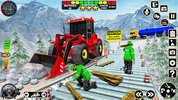 Snow Excavator Truck Games 3D screenshot 9