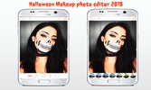 Smart Halloween Makeup Photo Editor screenshot 2