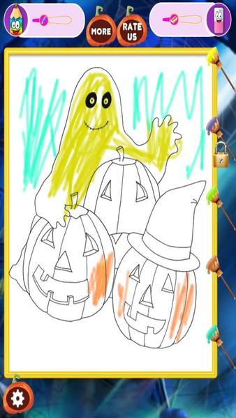Halloween Coloring Book - Preview 4