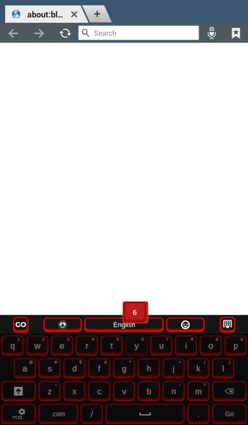 Red Keyboard Theme - Preview 3