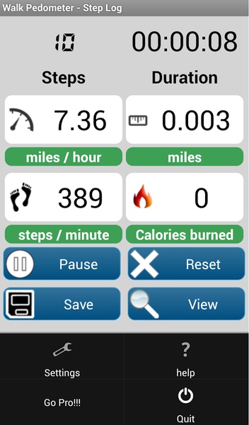 Walk Pedometer - Step Log - Preview 5