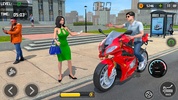 Bike Taxi Driving Games 3D screenshot 2