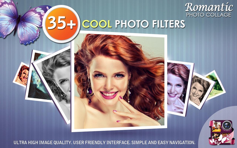 Romantic Photo Collage Maker - Preview 1