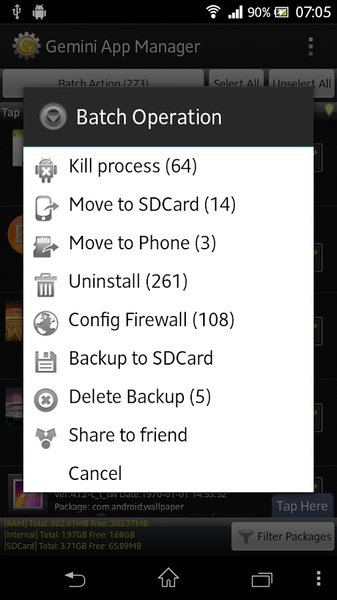 Gemini App Manager - Preview 3